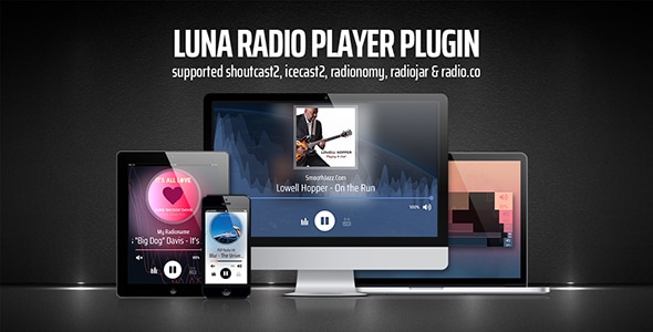 Luna Web Radio Player Plugin v6.25.01.08插图
