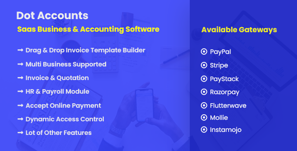 Dot Accounts v2.7 – SaaS 商业和会计软件插图