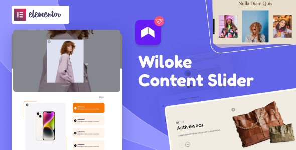 Wiloke Content Slider for Elementor v1.0.20插图
