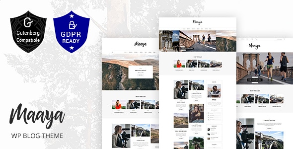 Maaya v3.0 – 旅行博客 WordPress 主题插图