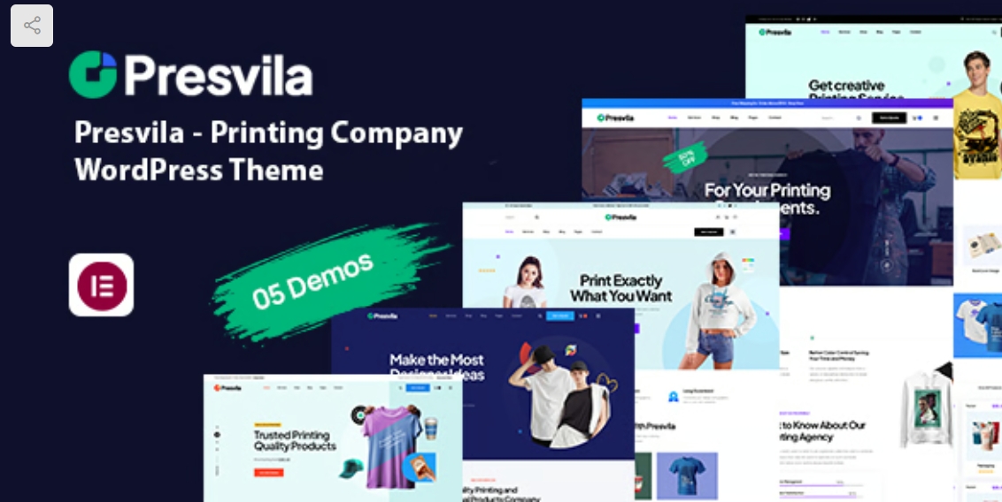 Presvila v1.0 – Printing Company WordPress Theme插图