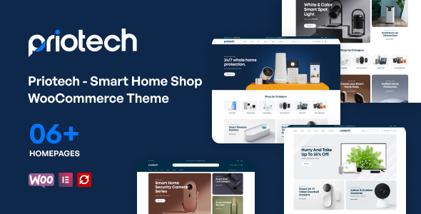 Priotech v1.0.24 – Smart Home Shop WooCommerce Theme插图