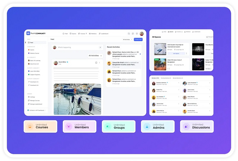 Fluent Community Pro v1.2.15 – WordPress 最快的社区插件插图