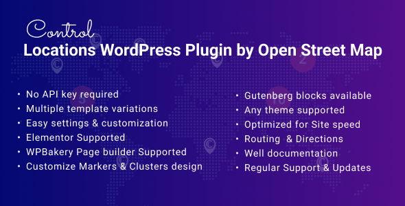 Control Locations v1.2.8 – WordPress Map Finder Plugin for Store Locator & Service Center插图