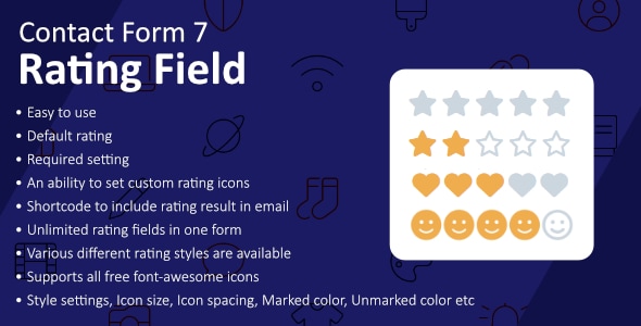 Rating Field for Contact Form 7 v1.3.0插图