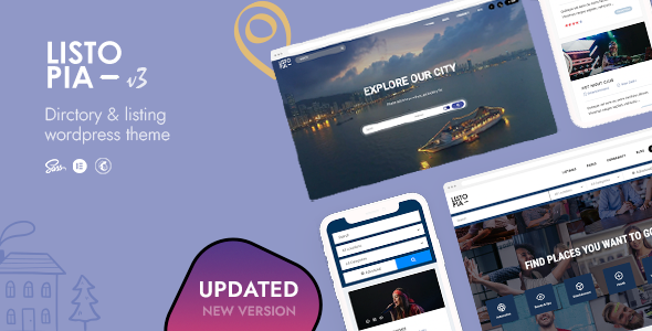 Listopia v3.15 – 目录、社区 WordPress 主题