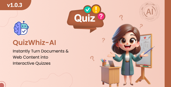 AI Powered Quiz Generator v1.2.1 – QuizWhiz AI – Built With Laravel插图