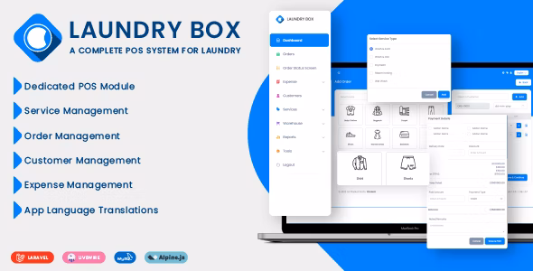 Laundry Box POS and Order Management System v2.2.0
