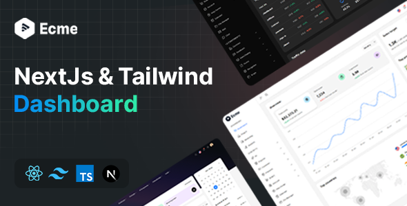 Ecme v1.2.1 – Next.js Tailwind Admin Template (Next 15 & App Router)