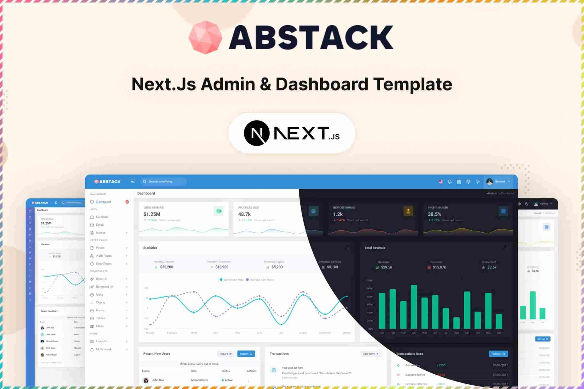 Abstack v2025-07-15 – Next Js Admin & Dashboard Template