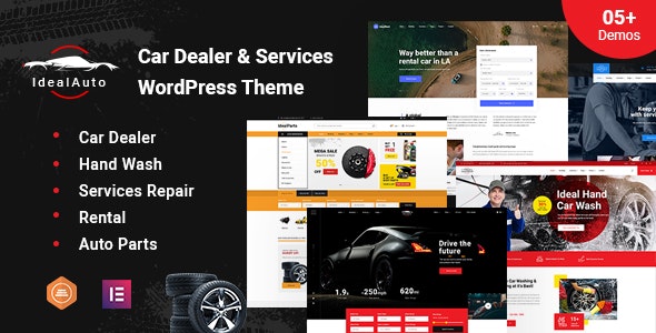 IdealAuto V3.5.1 – Car Dealer & Services WordPress Theme