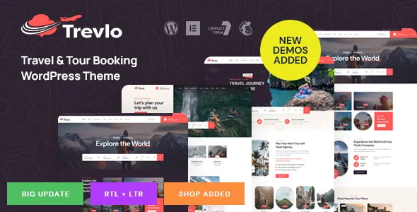Trevlo v1.2.1 – 旅行和旅游 WordPress 主题