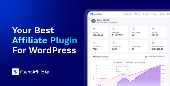 FluentAffiliate Pro v1.0.2 – WordPress 联盟管理插件