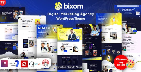 Bixom v1.0 – 数字代理 WordPress 主题