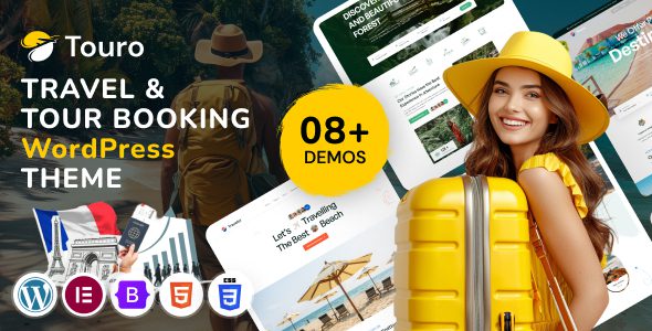 Touro v1.0.0 – 旅行社及旅游预订 WordPress 主题