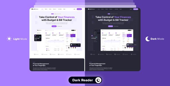 Dark Reader Pro v1.1.4 – WordPress 深色模式插件