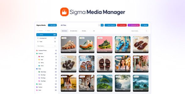 Sigma Media Manager v1.2.1 – WordPress 媒体库管理器