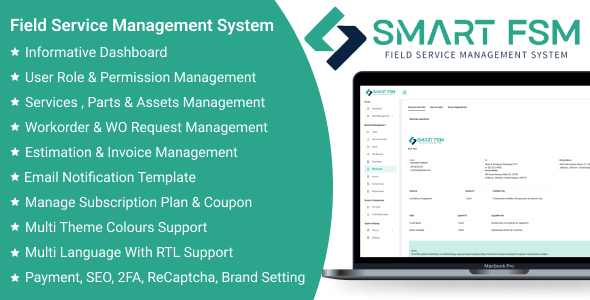 Smart FSM SaaS v1.7 – Field Service Management System