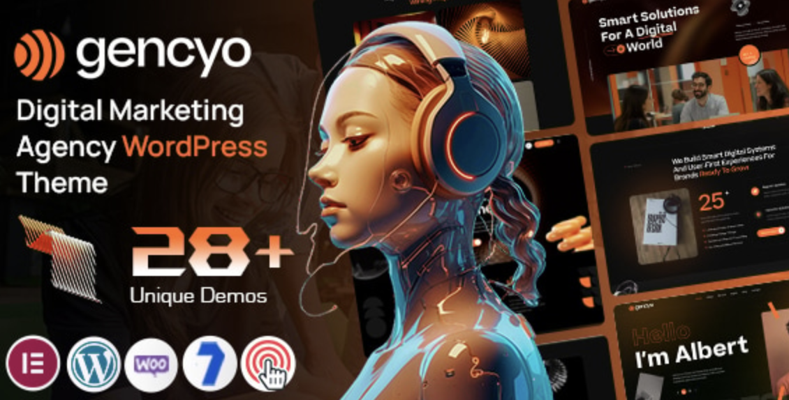 Gencyo v3.0  – Digital Agency WordPress