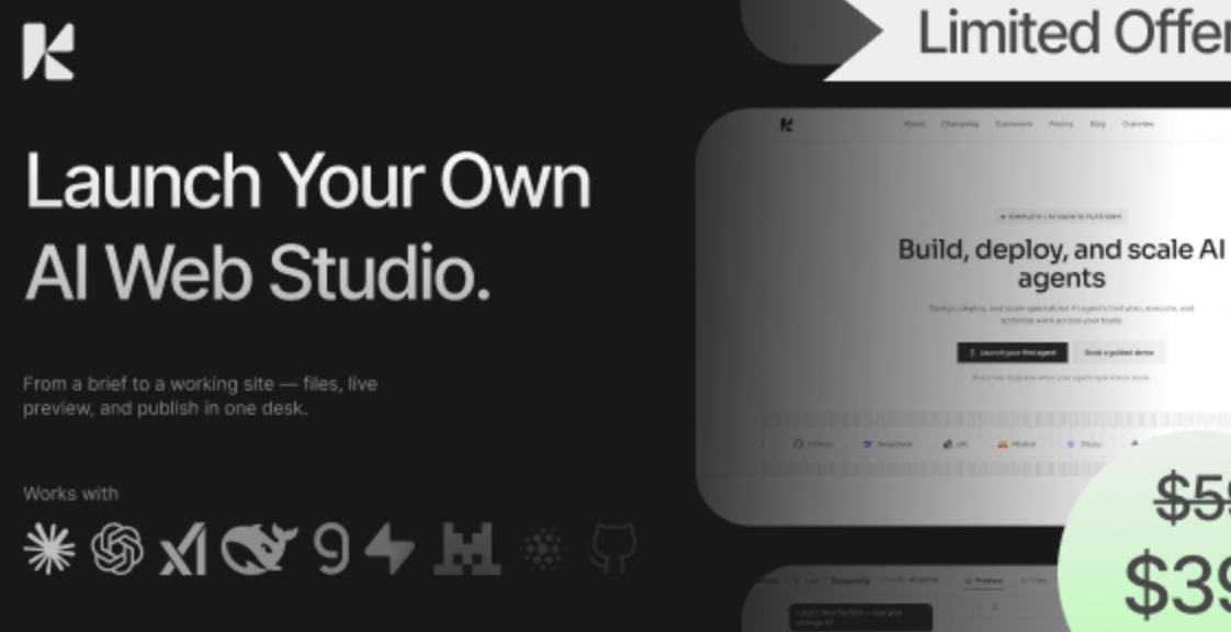Krikkit v1.0.0 – AI Website Builder SaaS Platform for Prompt-Based Site Generation